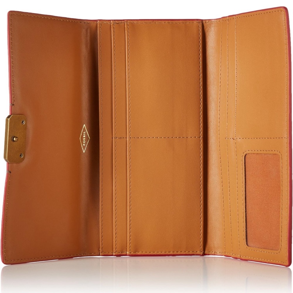 Fossil Wallet / Clutch In Camel - image 5